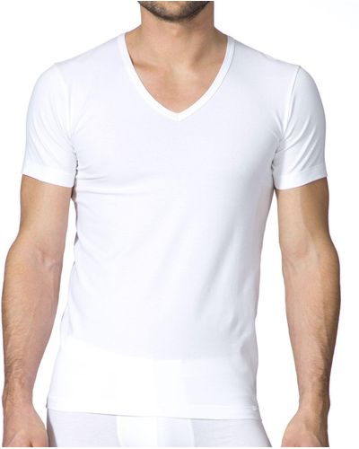 CALIDA Kurzarmshirt - Weiß