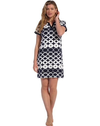 Pastunette Strandkleid Kleid mit kurzem Arm (1-tlg) Modisches Design - Schwarz