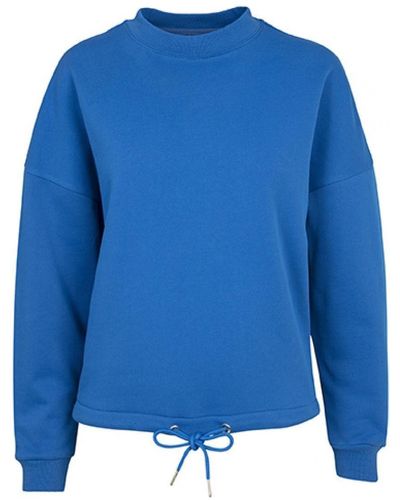 Build Your Brand Sweatshirt Oversize Crewneck - Blau