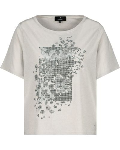 Monari Kurzarmshirt T-Shirt light sand - Grau