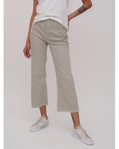 Miracle of Denim High-waist-Jeans Donna Wide Leg bequeme Wide-Leg-Jeans - Grau