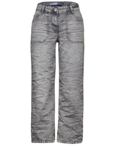 Cecil Stretch-Jeans - Grau