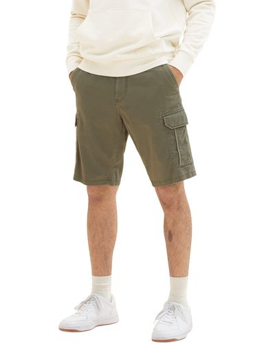 Tom Tailor Shorts - Grün