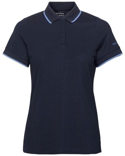 Röhnisch Ö Poloshirt Röhnisch Mildred Polo Navy - Blau