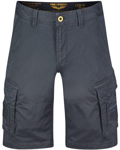 PME LEGEND Shorts ROTOR Relaxed Fit (1-tlg) - Blau