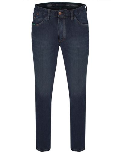 Club of Comfort 5-Pocket-Jeans - Blau