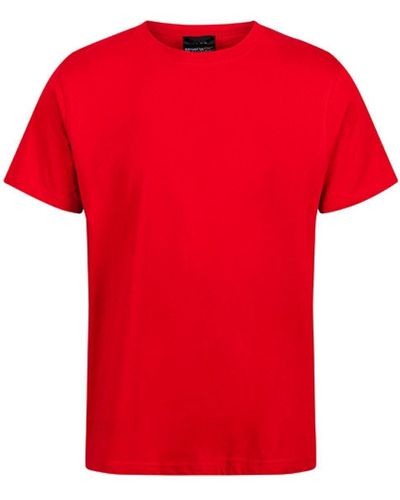 Regatta Rundhalsshirt Pro Soft-Touch Cotton T-Shirt XS bi 4XL - Rot