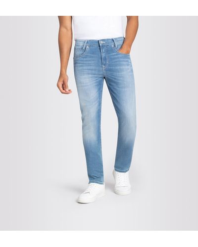 M·a·c 5-Pocket-Jeans - Blau