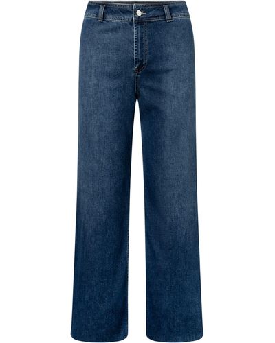Articles of Society Loose-fit-Jeans The Carine High Rise Relaxed Stretchiger Komfort - Blau