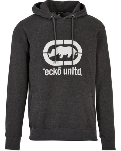 Ecko' Unltd . Sweatshirt Base Hoody (1-tlg) - Grau