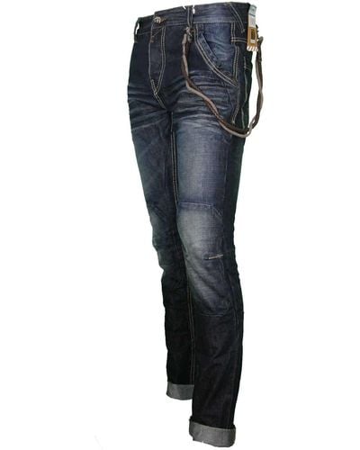 Timezone 5-Pocket-Jeans Chester - Schwarz
