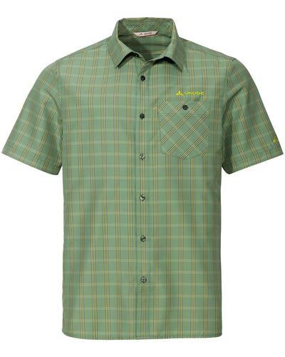 Vaude Funktionshemd Albsteig Shirt III aus Holzfasern hergestellt - Grün