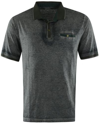 Hajo Poloshirt leichte dünne Qualität - Schwarz