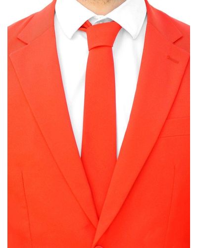 Opposuits Anzug Red Devil Ausgefallene Anzüge für coole Männer - Orange