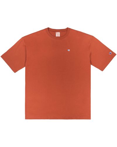 Champion T-Shirt Reverse Weave Crewneck 216548 - Orange