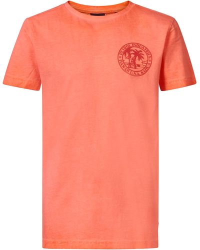 Petrol Industries Men T-Shirt SS - Pink