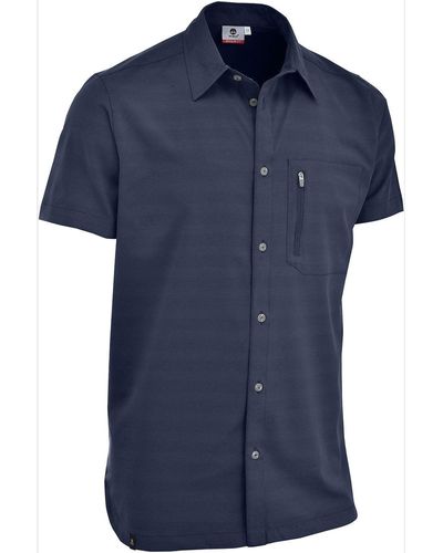 Maul Sport ® Outdoorhemd Hemd Irschenberg XT - Blau