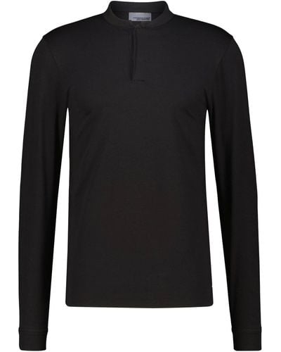 DRYKORN T-Shirt Langarmshirt KENO (1-tlg) - Schwarz