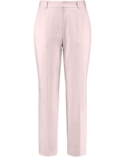Gerry Weber Stoffhose Elegante Hose mit Bügelfalten - Pink