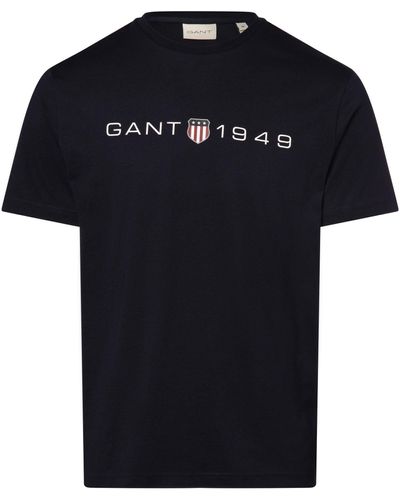 GANT T-Shirt - Schwarz