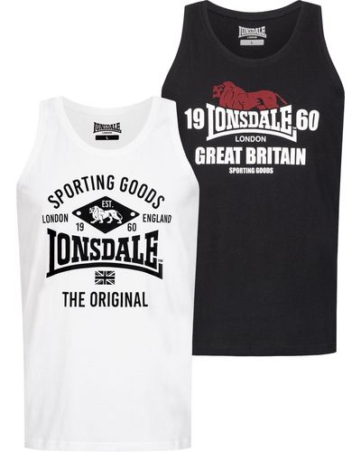 Lonsdale London T-Shirt BIGGIN - Schwarz