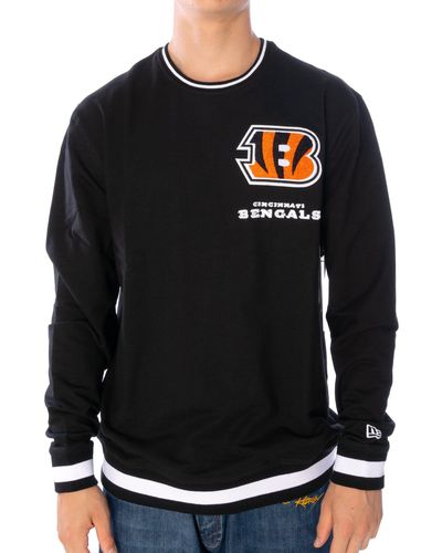 KTZ Logoselect Cincinnati Bengals Sweatpulli Sweater schwar (1-tlg) - Schwarz