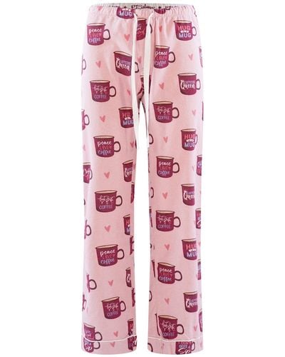 Pj Salvage Pyjamahose Flannels - Pink