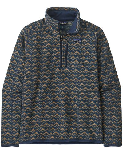 Patagonia Fleecepullover Men's Better Sweater 1/4-Zip Fleece Pullover - Grau