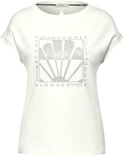 Cecil T-Shirt - Weiß