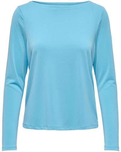 Natur LIFE TO L/S DE CUFF | MOD.V-NECK ONLFREE Lyst ONLY in Blusentop