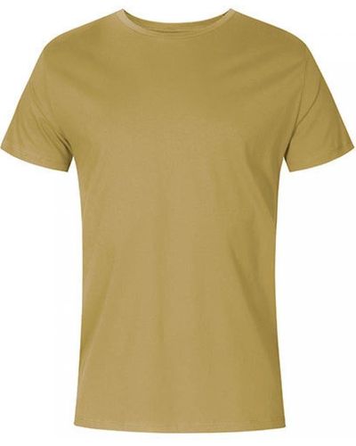 Promodoro Rundhalsshirt Roundneck T-Shirt, Gekämmte Baumwolle - Gelb