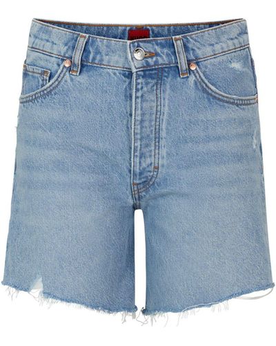 HUGO 5-Pocket-Jeans Gealea (1-tlg) - Blau
