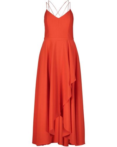 VM VERA MONT Sommerkleid Kleid Lang ohne Arm - Rot
