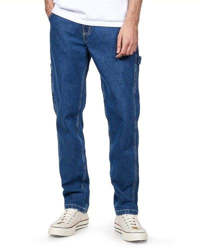Dickies 5-Pocket-Jeans - Blau