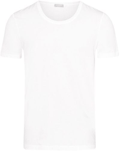 Hanro T-Shirt Cotton Superior (1-tlg) - Weiß