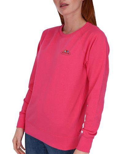 Fruit Of The Loom Leichtes Sweatshirt mit Vintage-Logo - Pink