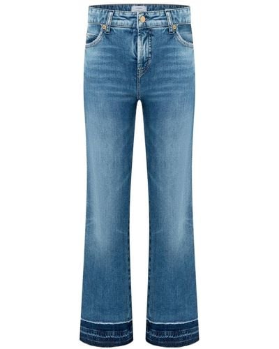 Cambio Regular-fit-Jeans Francesca - Blau