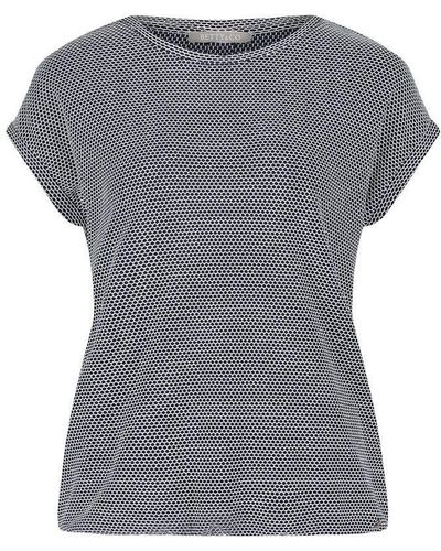 BETTY&CO Kurzarmshirt Shirt Kurz 1/2 Arm - Grau