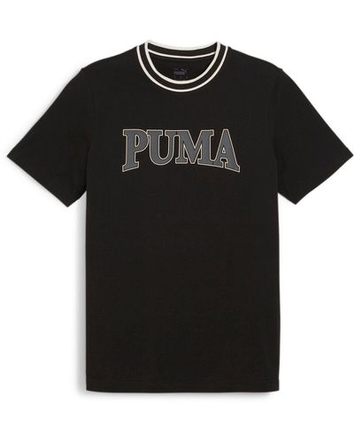 PUMA T-Shirt SQUAD BIG GRAPHIC TEE - Schwarz