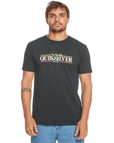Quiksilver T-Shirt Gradient Line - Grau