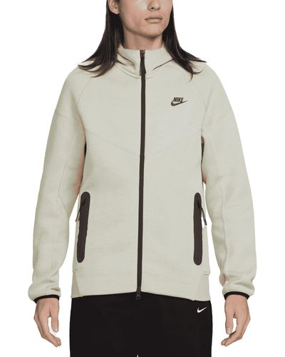 Nike Hoodie Sportswear Tech Fleece Windrunner Jacket - Grau