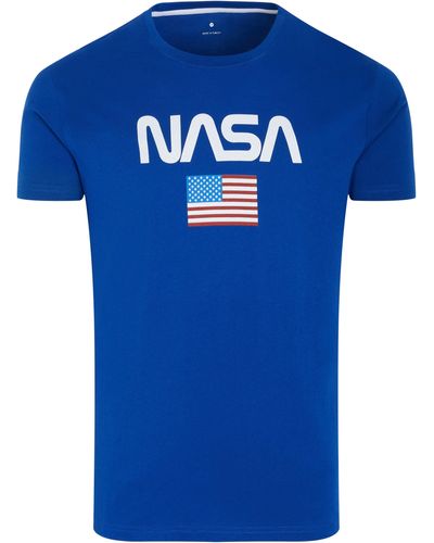 NASA T-Shirt blau