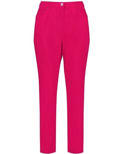 Samoon 5-Pocket-Hose Coloured mit Stretchkomfort Betty Jeans - Pink