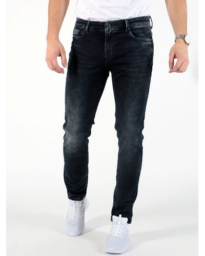 Miracle of Denim Slim-fit-Jeans Marcel im 5-Pocket-Stil - Schwarz