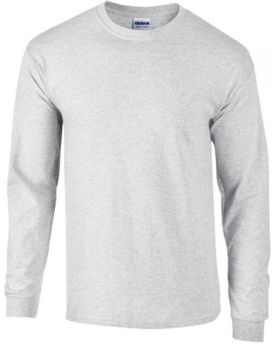 Gildan Langarmshirt Ultra CottonTM Long Sleeve T-Shirt - Grau