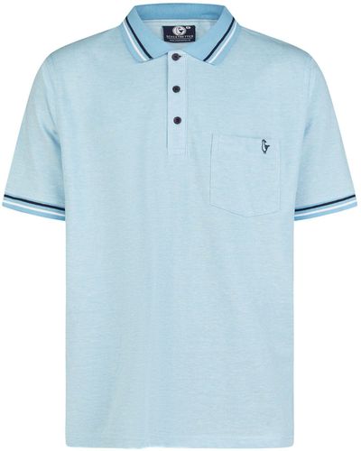 Schietwetter Poloshirt Piqué, atmungsaktiv - Blau
