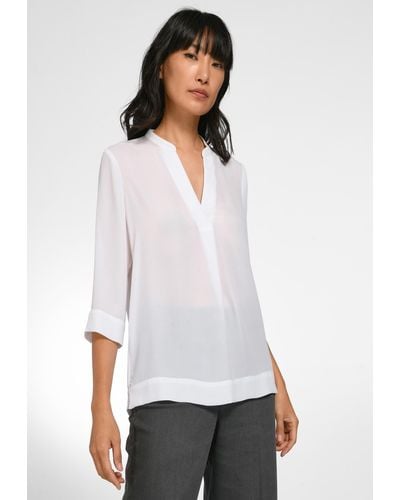 Basler Klassische Bluse Blouse mit modernem Design - Weiß