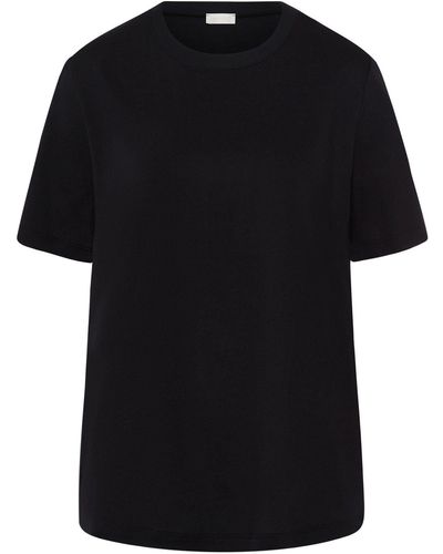 Hanro T- Natural Shirt - Schwarz
