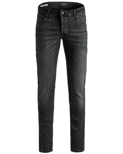 Jack & Jones Slim-fit- Jeans Skinny Tapered JJI GLENN ORIGINAL AM (1-tlg) 3465 in Schwarz-2 - Grau