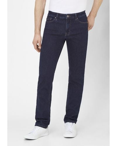 Paddock's 5-Pocket- RANGER PIPE Slim-Fit Jeans mit Motion&Comfort Super-Stretch - Blau